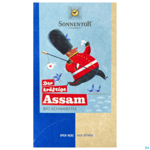 Sonnentor Schwarztee Bio Assam Beutel 02610 18st