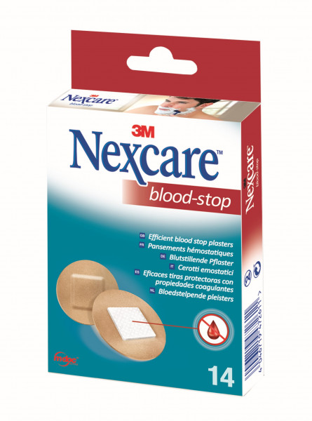 Nexcare™ Blood Stop Spots Blutstillende Pflaster, 22 mm, 14/Packung