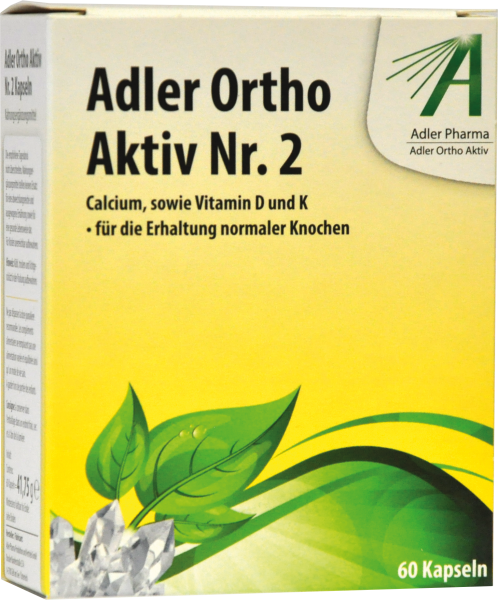 Adler Ortho Aktiv Nr. 2 Kapseln (Ernährungsphysiologische Ergänzung zu Schüßler Anwendung)