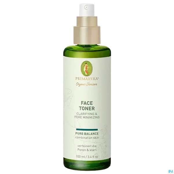 Primavera Pure Balance Face Toner Clarifying & Pore Minimizing 100ml
