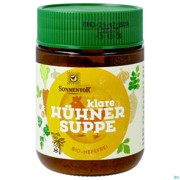 Sonnentor Bio Huehnersuppe Klar Im Glas 01474 100g