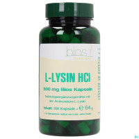 Bios l-lysin Hcl 500mg 100 Kapseln Bios l-lysin Hcl 500mg 100 Kapseln
