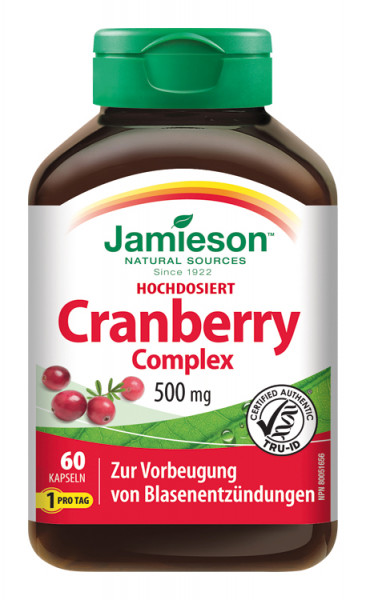 Cranberry Complex 500 mg 60 Kps.