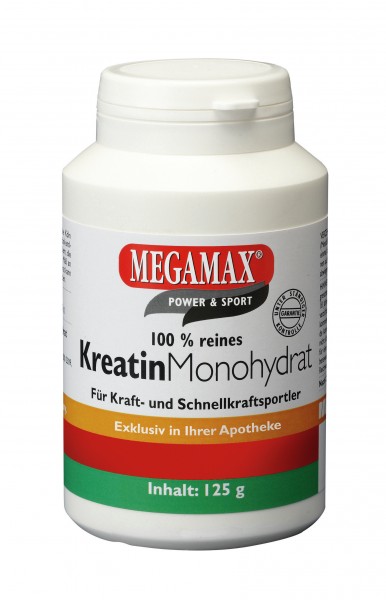 MEGAMAX Kreatin Monohydrat 100% rein