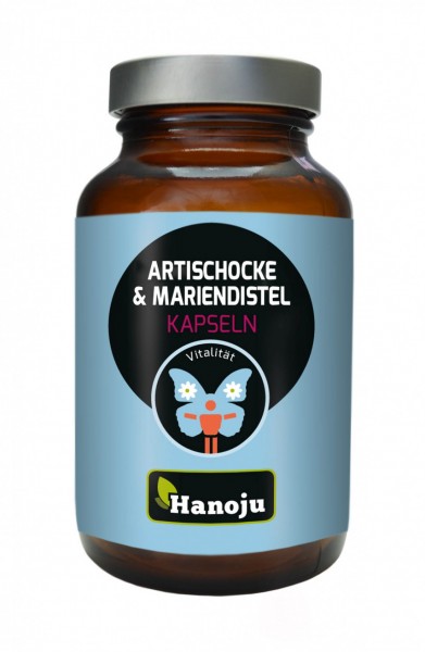 Artischocken + Mariendistel Kapseln Hanoju