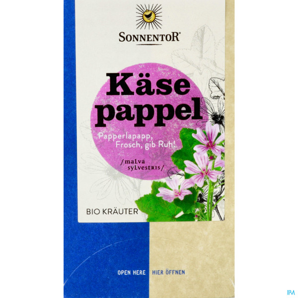 Sonnentor Tee/bio/doppelkammerbeutel Kaesepappel 02551 18st