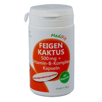 Feigenkaktus 500mg + Vitamin-B-Komplex Kapseln