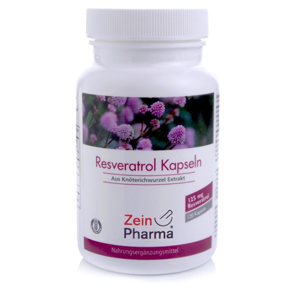 Zeinpharma Resveratrol 125 mg Kapseln