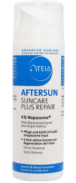 Ateia® SUNCARE PLUS REPAIR - 4% Nopasome® - Gesicht & Emulsion für Normale bis Sensible Haut