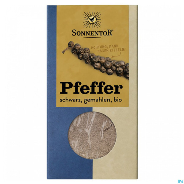 Sonnentor Bio Pfeffer Schwarz Gemahlen 00670 50g