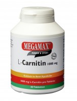 MEGAMAX L-Carnitin 1000 mg Tabletten MEGAMAX L-Carnitin 1000 mg Tabletten