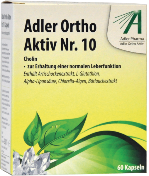 Adler Ortho Aktiv Nr. 10 Kapseln (Ernährungsphysiologische Ergänzung zu Schüßler Anwendung)