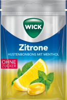 Wick Hustenbonbons Zitrone + Menthol Wick Hustenbonbons Zitrone + Menthol