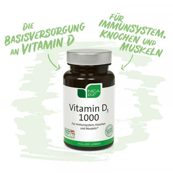 Nicapur Vitamin D3 1000 IE Kapseln