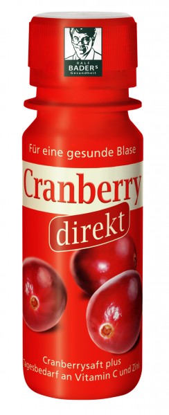 Baders Cranberrysaft direkt