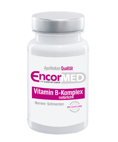 EncorMed Vitamin B-Komplex natürlich Kapseln