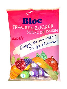 BLOC Traubenzucker Exotic Beutel