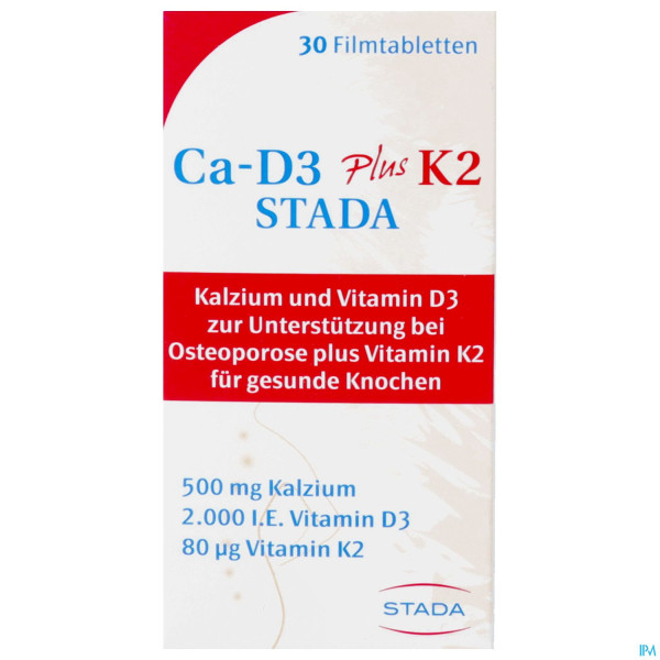 Ca D3 Stada Plus K2 Filmtabletten 30ST
