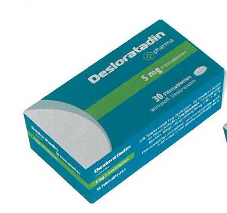 Desloratadin +pharma 5mg Filmtabletten