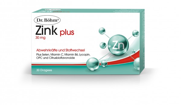 Dr. Böhm Zink Plus 30mg Dragees