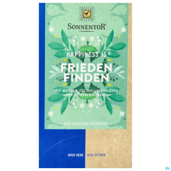 Sonnentor Tee/bio Happiness Is Tee Friede Finden 02587 18st