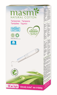 Masmi Organic Care - Bio Tampons Light/Mini mit Applikator