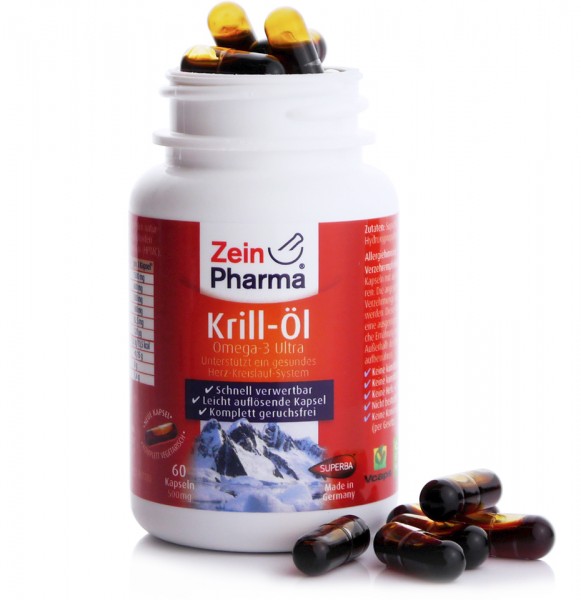 Zeinpharma Krill-Öl 500 mg Kapseln