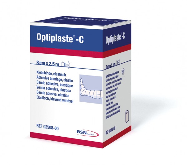 Optiplaste-C Pflasterbinde 2,5m:10cm 1 Stück