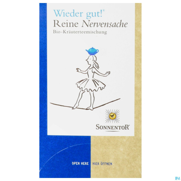 Sonnentor Tee/bio/wieder Gut Reine Nervensache 02703 18st