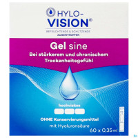 Augentropfen Hylo-vision Sine Gel 0,35ml 60st Augentropfen Hylo-vision Sine Gel 0,35ml 60st