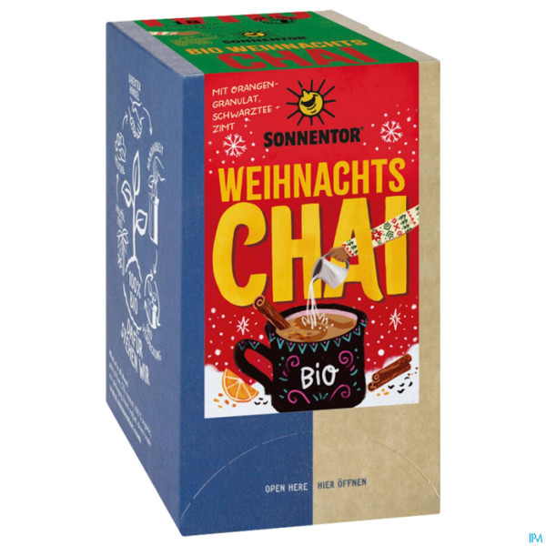 Sonnentor Weihnachts Chai Bio Aufgussbeutel 02342 18st