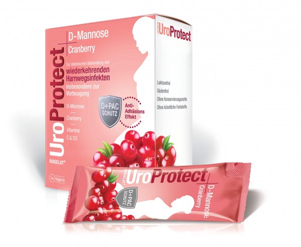 Biogelat UroProtect D-Mannose und Cranberry Granulat