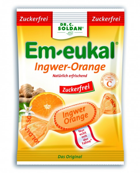 Em-Eukal Orange Ingwer zuckerfrei