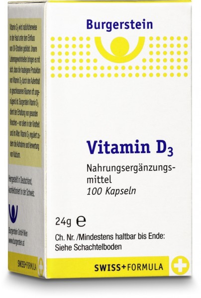 Burgerstein Vitamin D3 100 Kapseln