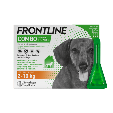 Frontline Combo Spot on für kleine Hunde 2-10kg