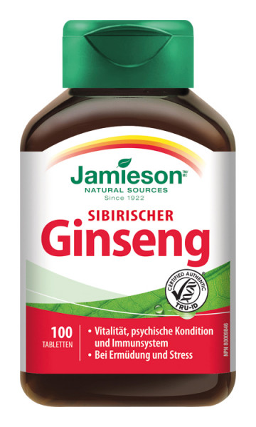 Siberian Ginseng 650 mg 100 Tbl.