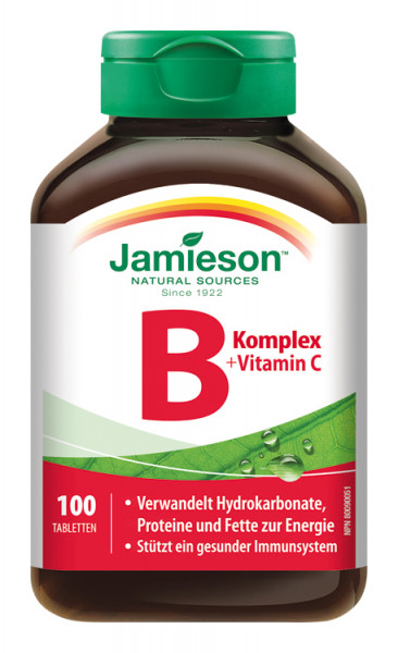 Jamieson B-komplex & Vitamin C 100 Tbl.