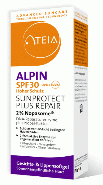 Ateia Alpin SPF30 Gesicht/Lippen-Softgel