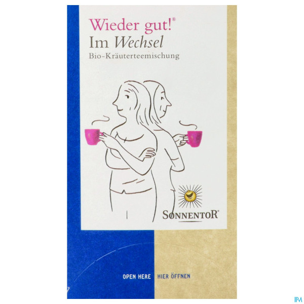 Sonnentor Tee/bio/wieder Gut Doppelkammerbeutel Im Wechsel 02584 18st