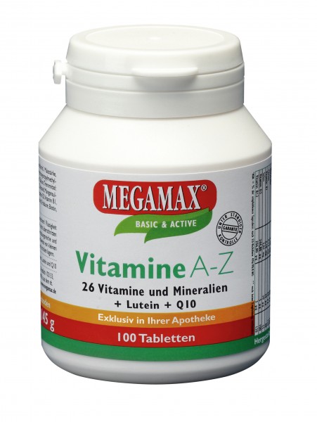 MEGAMAX Vitamine A-Z Tabletten