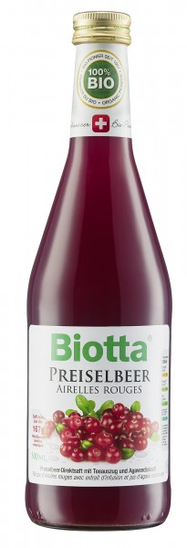 Biotta Preiselbeer plus Saft Bio