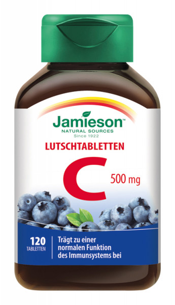 Jamieson Vitamin C 500 mg wilde Heidelbeeren 120 Tbl.