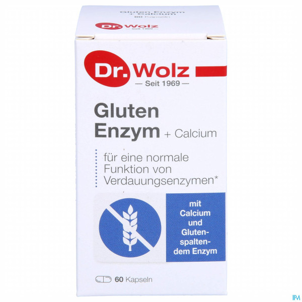 Dr.wolz Gluten Enzym +calcium Kapseln 60522 60st