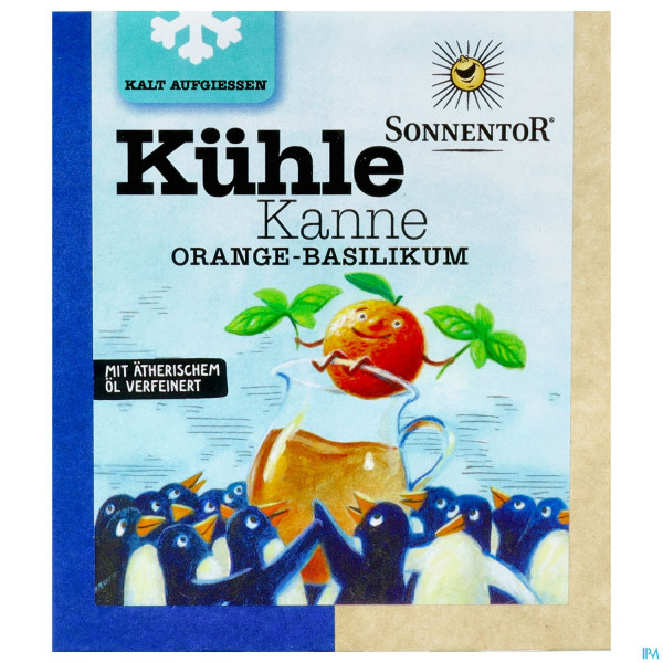 Sonnentor Tee/bio Kuehle Kanne Orange-basilikum 08005 16st