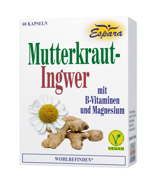 Espara Mutterkraut-Ingwer Kapseln