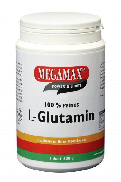 MEGAMAX Glutamin Pulver 100% rein