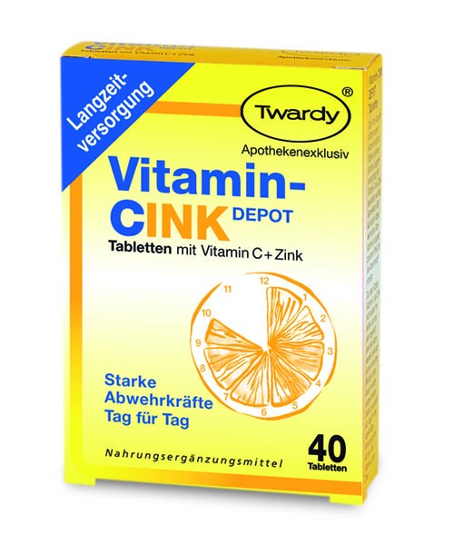 Twardy Vitamin‐Cink DEPOT Tabletten