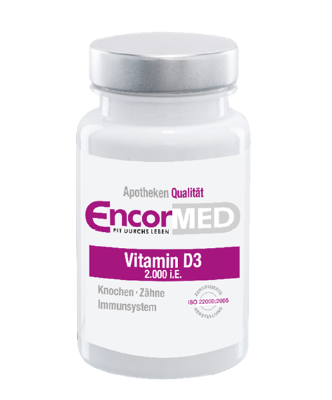 Encormed Vitamin D3 2.000 i.E. Kapseln