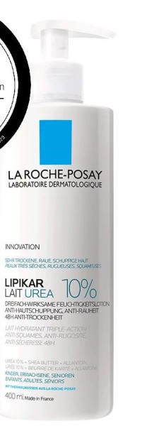 La Roche-Posay LIPIKAR LAIT UREA 10% beruhigende, feuchtigkeitsspendende Körpermilch