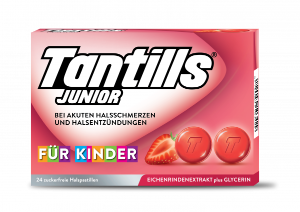 Tantills Halspastillen Junior Erdbeer